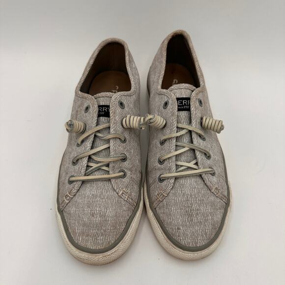 Sperry Slip-On Seacoast Diamond Print Shoe Gray Women's Size 7.5 - Picture 3 of 8
